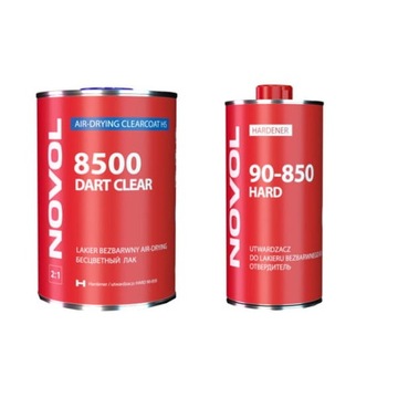 NOVOL lakier bezbarwny 8500 DART CLEAR 1,5l