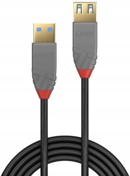 Przedłużacz USB 3.0 A-A wtyk gniazdo 2m 36762