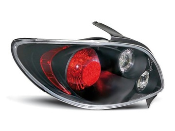 LAMPY TYLNE NOWE PEUGEOT 206 HB BLACK LEXUS