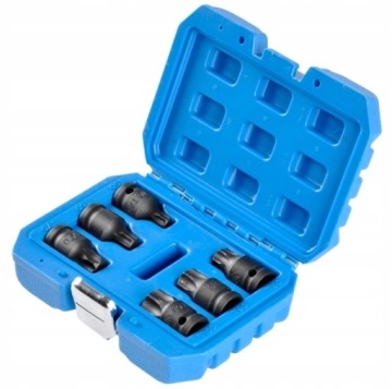 Набор ударных торцевых ключей Torx T55-T100