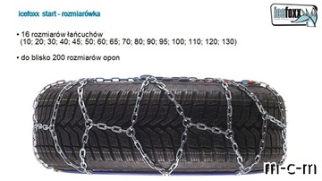 ICEFOXX40 ЦЕПИ СБОР 165/65 R14, 135/80 R15