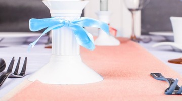 Синяя атласная лента 12 мм. Лента причастия