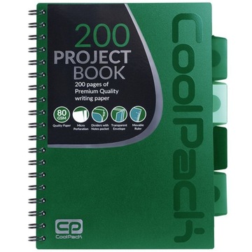 COOLPACK KOLOBRULION ШКОЛЬНАЯ КНИГА B5 ЗЕЛЕНАЯ