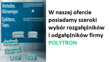 Rozgałęźnik DVB-T DVB-C 5-1218 MHz LIV 8 Polytron