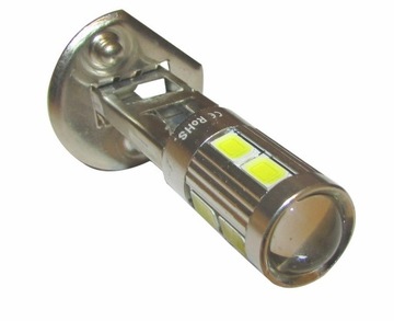 ŻARÓWKA Led H1 10 led 5730 DRL 12 24V PRZETWORNICA