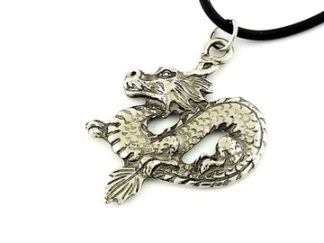 Wisior naszyjnik talizman amulet chiński smok 030