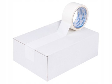 48mm/50y TAŚMA KLEJĄCA PAKOWA BIAŁA AKRYL SMART