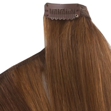 doczepiane włosy naturalne CLIP IN on 50cm dopinka
