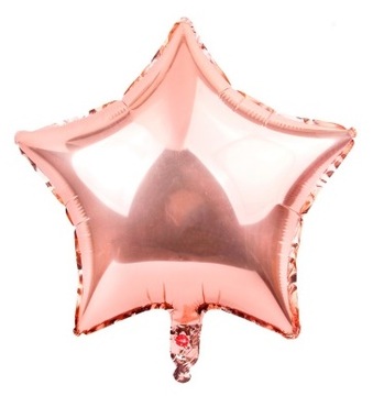 Balon foliowy 18'' Gwiazda Różowe Złoto BALONY