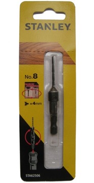 STANLEY WIERTŁO PILOT POGŁĘBIACZ + FAZOWANIK 8mm STA62506