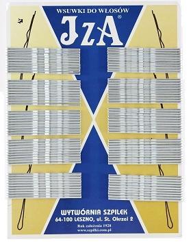 WSUWKI DO WŁOSÓW IZA SREBRNE 55mm 100szt jakość !