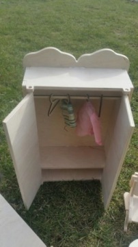 большая деревянная кукольная мебель (#barbi)