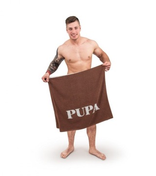 БАННОЕ ПОЛОТЕНЦЕ 70х140 ЛИЦО ПОПКА подарок для НЕГО