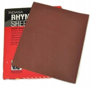 PAPIER ŚCIERNY WODNY INDASA RHYNOWET RED LINE P 180 1 SZTUKA