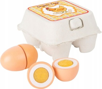 Развивающая игрушка Деревянные яйца Игровой магазин Кухонные принадлежности