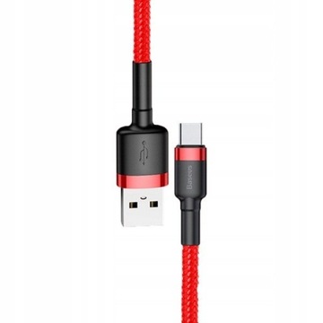 Короткий USB-кабель Baseus Fast USB-C, тип C, 3A, 50 см