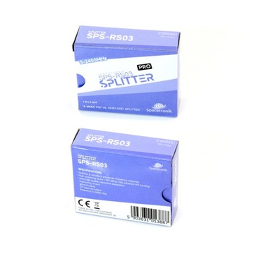 Разветвитель 1/3 5-2400 МГц Spacetronik SPS-RS03 3x