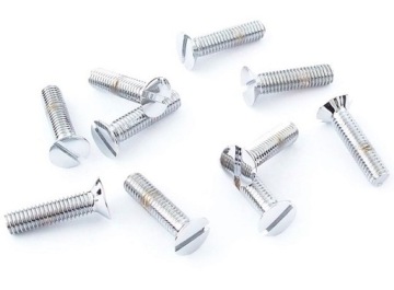 WKRĘT NA PŁASKI ŚRUBOKRĘT STOŻKOWY 5X16 CHROMOWANY