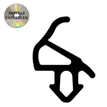Uszczelka okienna Uszczelki okienne do okna okien PCV ALUPLAST s-1559