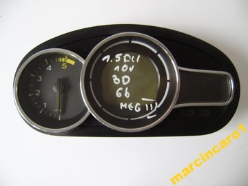 LICZNIK ZEGAR MEGANE III
