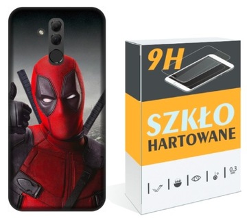 ETUI SZKŁO Huawei Mate 20 Lite Deadpool
