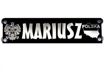 TABLICE IMIENNE PODŚWIETLANE LED 60x16 cm - 12V