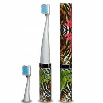 SZCZOTECZKA SONICZNA WODOODPORNA W ETUI + ZAPAS
