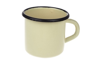 Kubek/Rondel Emaliowany stalowy Elo-Pol kremowy 400 ml 8cm