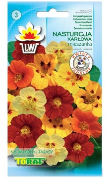 NASTURCJA KARŁOWA mix kolorów Toraf 5g