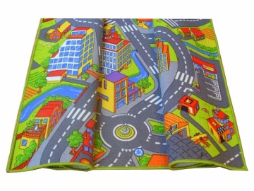 DYWAN WIEŚ дороги 200x200 кольоровий килимок для гри