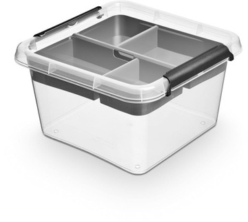 POJEMNIK PUDEŁKO NA KLOCKI LEGO 9l +ORGANIZER WKŁAD NA DROBIAZGI