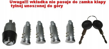 ЗАМОК ЗАЖИГАНИЯ VW T4 TRANSPORTER КОМПЛЕКТ ДВЕРНЫХ ЗАМКОВ