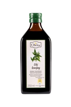 Olej konopny zimnotłoczony 250ml Ol'Vita