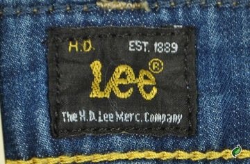 LEE spodnie BLUE jean SLIM straight MARLIN W28 L31