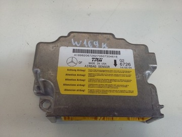 Панель консоли, ремни, датчики, подушки безопасности, Mercedes W169