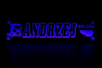 ИМЕННЫЕ ТАБЛИЧКИ СО СВЕТОДИОДНОЙ ПОДСВЕТКОЙ 60х16 см - 12В