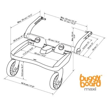 ДОПОЛНИТЕЛЬНОЕ ДОПОЛНЕНИЕ ДЛЯ КОЛЯСКИ LASCAL BUGGYBOARD MAXI 3* FREE