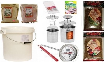 ZESTAW SZYNKOWAR 3kg pojemnik do peklowania + GRAT