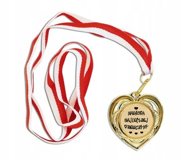 MEDAL SERCE prezent dla DZIEWCZYNY KOBIETY NIEJ
