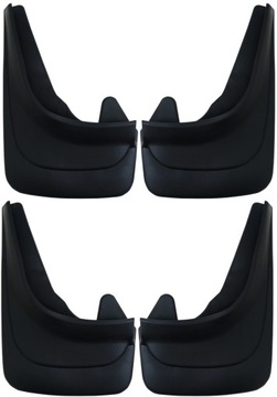 ГРЫЗЕВЫЕ ЗАЩИТЫ ПЕРЕДНИЕ И ЗАДНИЕ С ВИНТАМИ ДЛЯ FORD FOCUS MK2 MK3 MK4