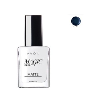 AVON MATOWY LAKIER DO PAZNOKCI INKY BLUE