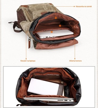 ВРОЦЛАВ Фоторюкзак для ноутбука 14 винтажный бежевый
