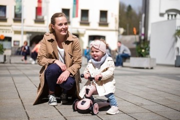 Складной самокат SCOOTANDRIDE и RIDE 2 в 1 Highwaykick 1, розовый, 1–5 л