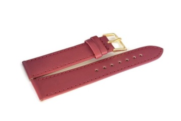 ELEGANCKI PASEK DO ZEGARKA JORDAN KERR BORDO 12MM