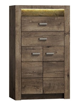 INDIANA Мебель - Витрина угловая LED левый (I-23)