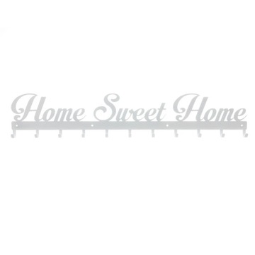 Wieszak ścienny Home Sweet Home 01 biały