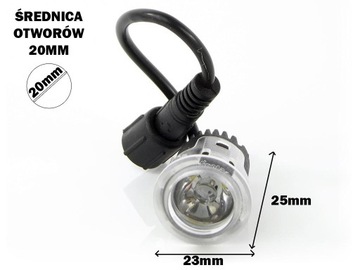 ДХО EINPARTS 402O OSRAM LED EYES ЧЕРНЫЕ 23 мм 10 Вт