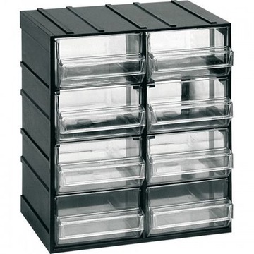 Organizer modułowy 8 szufladek 192 x 148 x 230mm