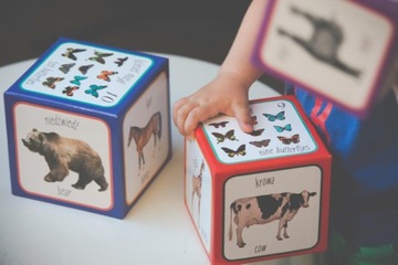 ДВУЯЗЫЧНАЯ ОБРАЗОВАТЕЛЬНАЯ ИГРОВАЯ ПИРАМИДА ЖИВОТНЫЕ +1