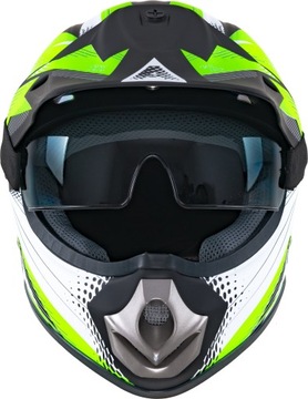 ДЕТСКИЙ КВАДРОЦИКЛНЫЙ ШЛЕМ ЭНДУРО С ОЧКАМИ